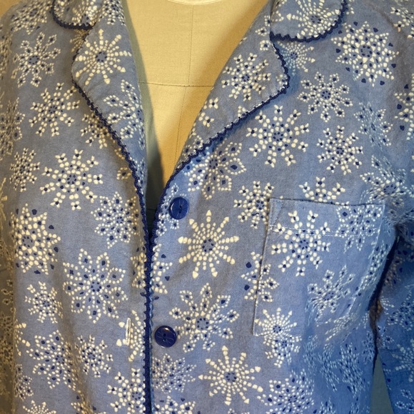 Pink K 100% cotton women’s Sleep Short Robe with long sleeves. Size M - Picture 2 of 5